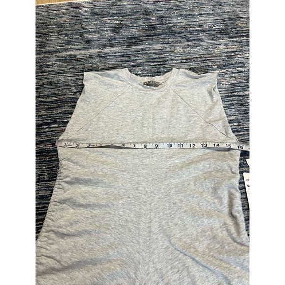 Athleta NWT Apres Ruched Dress Grey Heather size S - Picture 7 of 9